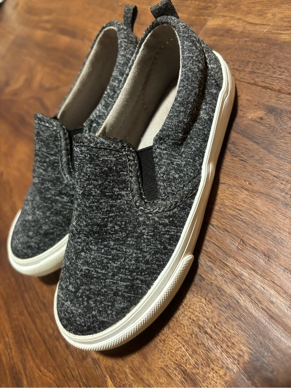Old Navy Toddler Boys Slip On Sneakers Shoes - Dark Grey 9